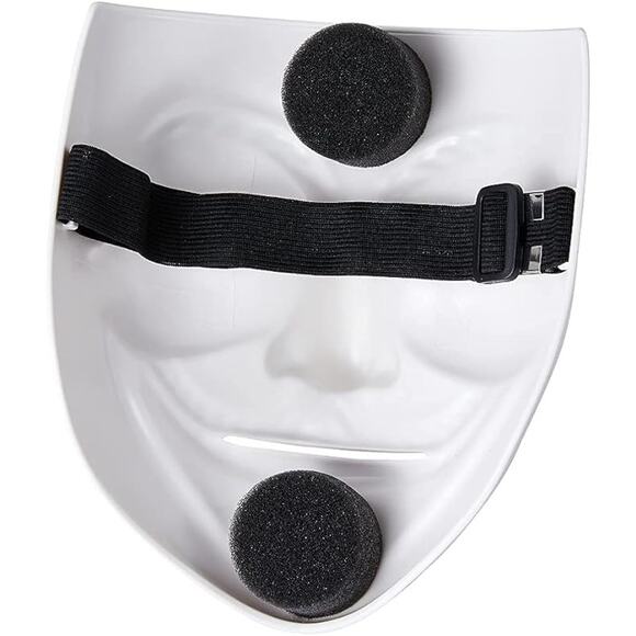 Vendetta Quality Mask Unisex One Size White Anonymous Guy Fawkes Halloween - Picture 4 of 6